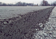 Дорожное основание из бетона